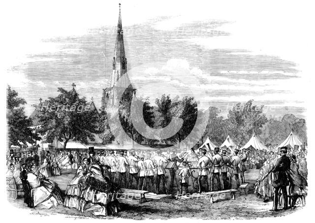 Military Bazaar at Chatham, 1858. Creator: Unknown.