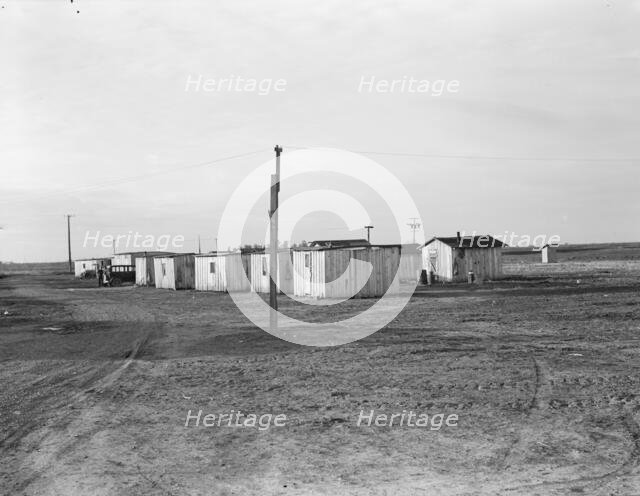 Farm Security Administration (FSA) temporary camp for migrants, Gridley, California, 1939 Creator: Dorothea Lange.
