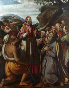 Saint Pope Clement I, surrounded by believers, 1592. Creator: Santi di Tito (1536-1603).