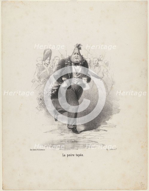 La Poire Tapée, ca 1848. Artist: Anonymous  