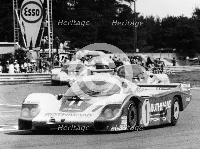 Porsche 956 driven By Jacky Ickx and Derek Bell, 1982. Artist: Unknown