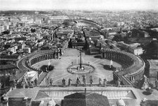 Rome as seen from the Cupola of St Peter's, 1926. Artist: Unknown