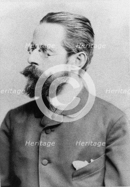 Portrait of the composer Heinrich von Herzogenberg (1843-1900), c. 1880. Creator: Anonymous.