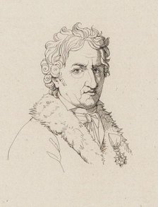 Portrait of the composer Pierre-Alexandre Monsigny (1729-1817), c. 1810. Creator: Lefévre, Robert (1756-1830).