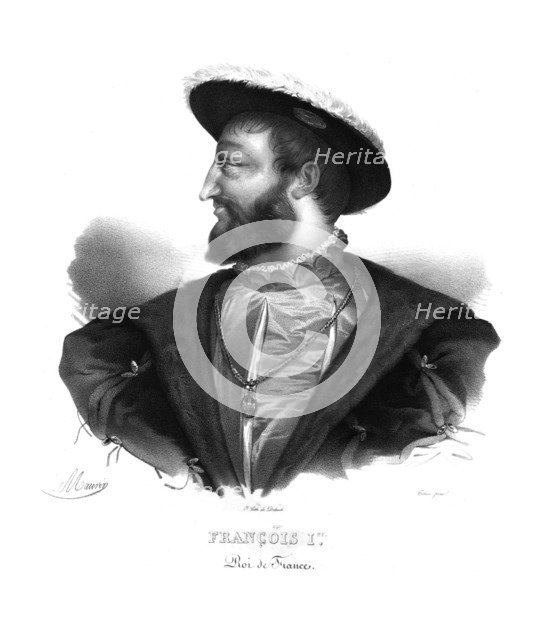 'François Ier. Roi de France', King Francis I of France, (c1820s). Artist: Maurin.