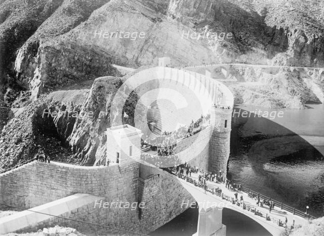 Roosevelt Dam, Arizona - Salt River Project of Bureau of Reclamation, Dedication Scene, 1912. Creator: Harris & Ewing.