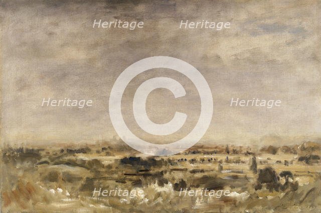 A distant view of Bridgnorth, 1925. Creator: Philip Wilson Steer.