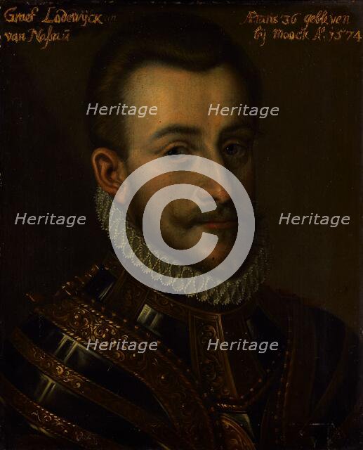 Portrait of Lodewijk (1538-74), Count of Nassau, c.1609-c.1633. Creator: Anon.