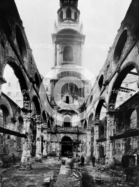 St Bride, London, 1941. Artist: Unknown