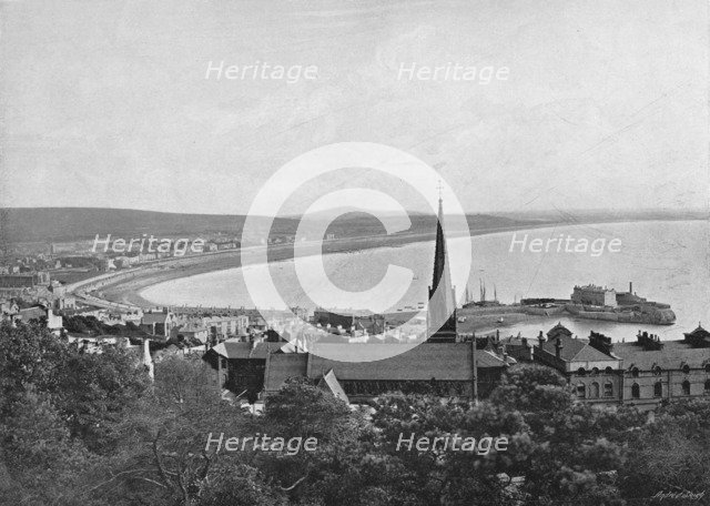 'Weston-Super-Mare', c1896. Artist: Davies Brothers.