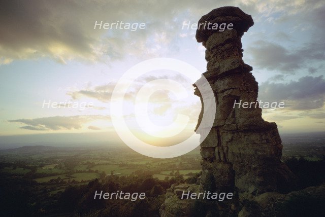 Devil's Chimney, Leckhampton Hill, Gloucestershire. Artist: Tony Evans