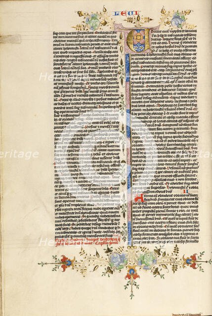 Decorated Initial V, about 1450. Creator: Circle of Stefan Lochner.