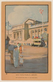 New York Public Library, 1914. Creator: Rachael Robinson Elmer.