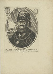 Portrait of the Tsar Michail I Fyodorovich of Russia (1596-1645), um 1640-1650. Creator: Moncornet, Balthazar (1600-1668).