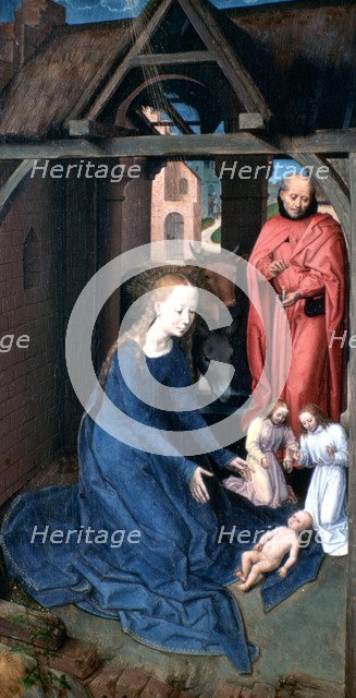 'Triptych of Jan Florain', Detail, 1479. Artist: Hans Memling