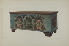 Pa. German Chest, c. 1940. Creator: Carl Strehlau.