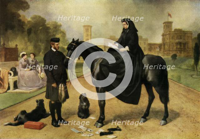 'Queen Victoria at Osborne', 1865-1867, (1943).  Creator: Edwin Henry Landseer.