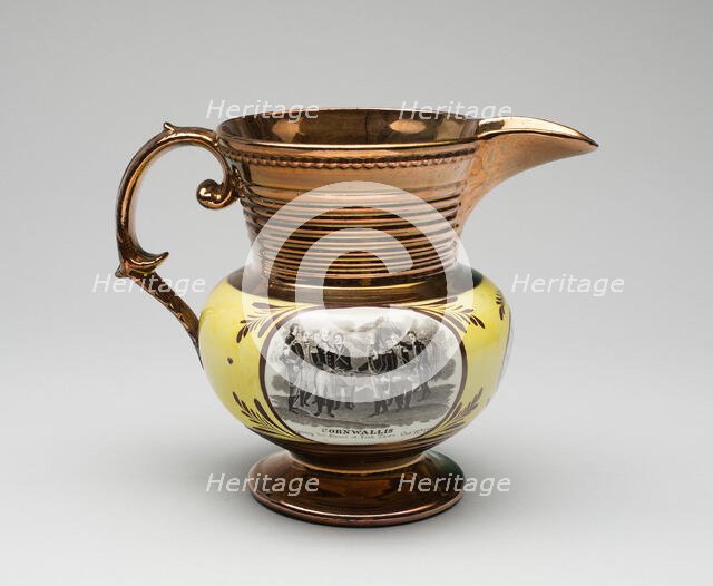 Pitcher, c. 1850. Creator: Unknown.