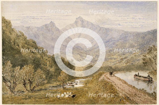 The Brecon Beacons, c1830-1859. Creator: Joseph Murray Ince.