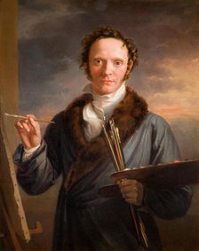 Portrait Of The Artist (Self Portrait), 1813-14. Creator: William Armfield Hobday.
