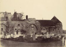 Conventual Buildings, Bury, 1858. Creator: Alfred Capel-Cure.