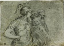 Alcibiades and Two Philosophers, 18th century. Creator: After Raffaello Sanzio, called Raphael  Italian, 1483-1521.