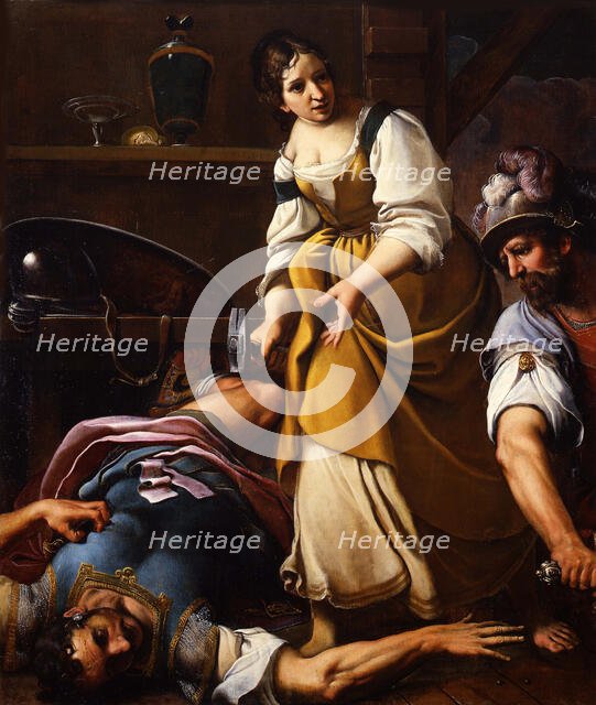 Jael and Sisera, c1628. Creator: Tiarini, Alessandro (1577-1668).