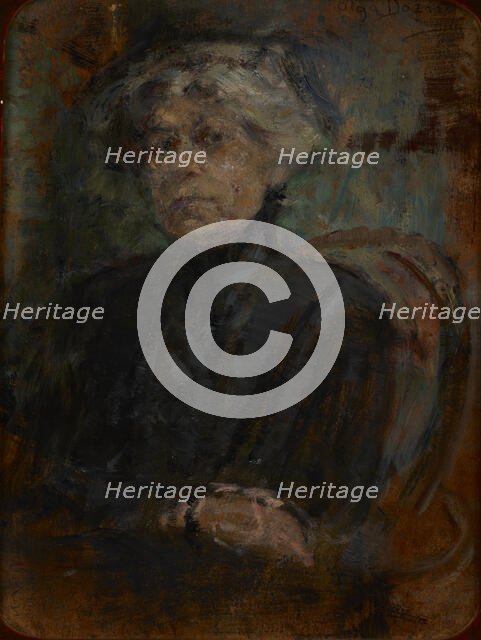 Portrait of Berta Dylion, c1917. Creator: Olga Boznanska.