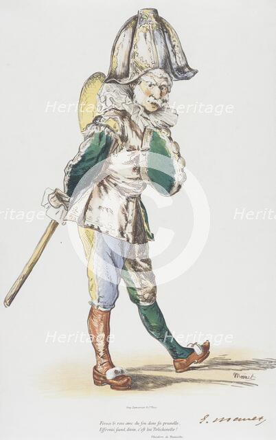 Polichinelle, 1874. Creator: Edouard Manet.