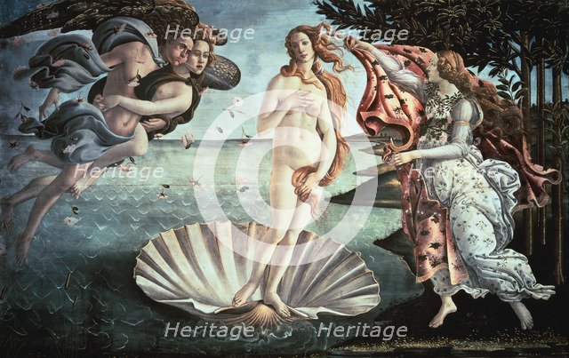 'The Birth of Venus', c1482. Artist: Sandro Botticelli