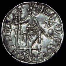 Anglo-Saxon Silver Penny of Edward the Confessor. Artist: Unknown