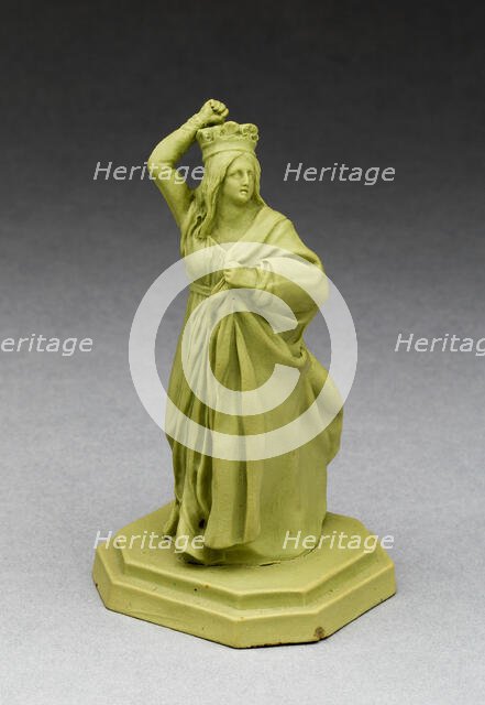 Chess Piece: Queen, Burslem, Late 18th century. Creator: Wedgwood.