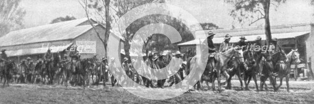 'En Afrique, Une rebellion de chefs Boers; Les derniers rebelles du commando De Wet..., 1914 (1924). Creator: Unknown.