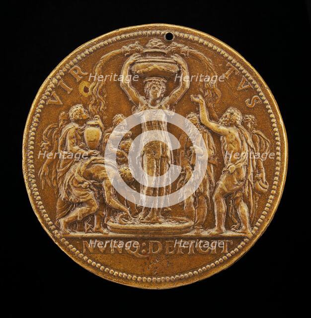 Fountain of the Sciences [reverse]. Creator: Leone Leoni.