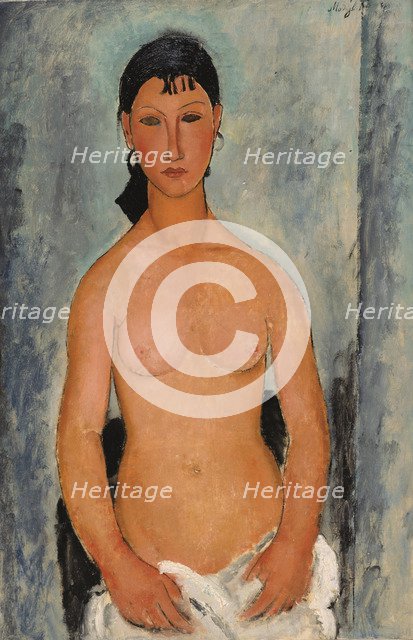Standing Nude, 1918. Artist: Modigliani, Amedeo (1884-1920)