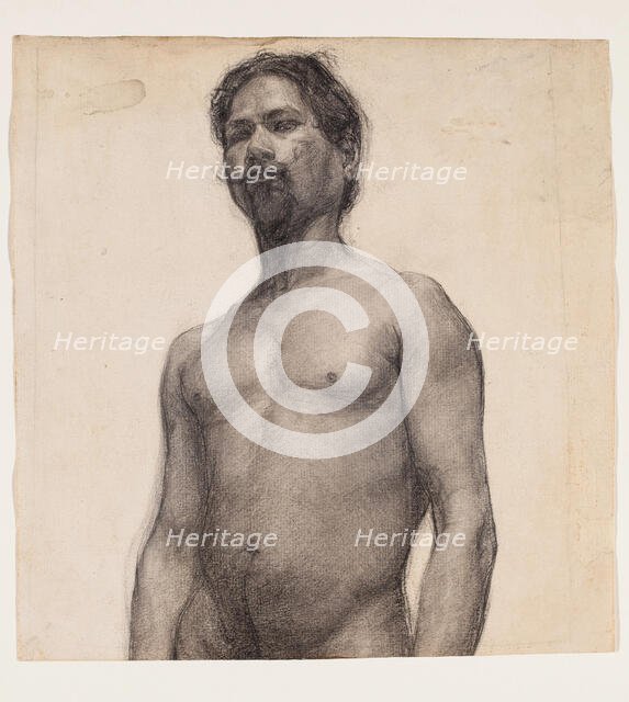 Study of a Negro Man, c1891. Creator: Henry Ossawa Tanner.