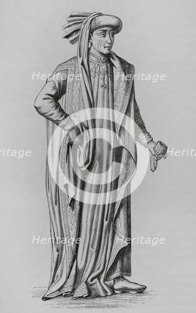 Portrait of Philip III the Good (1396-1467), Duke of Burgundy, 1878.  Creator: Unknown.