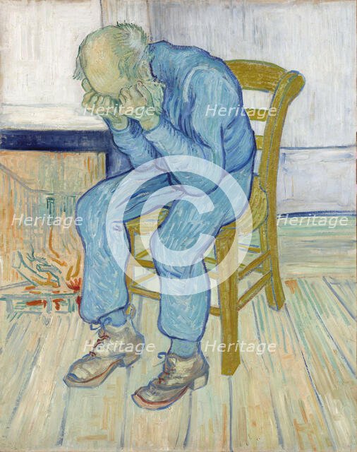 Sorrowing old man (At Eternity's Gate), 1890. Creator: Gogh, Vincent, van (1853-1890).