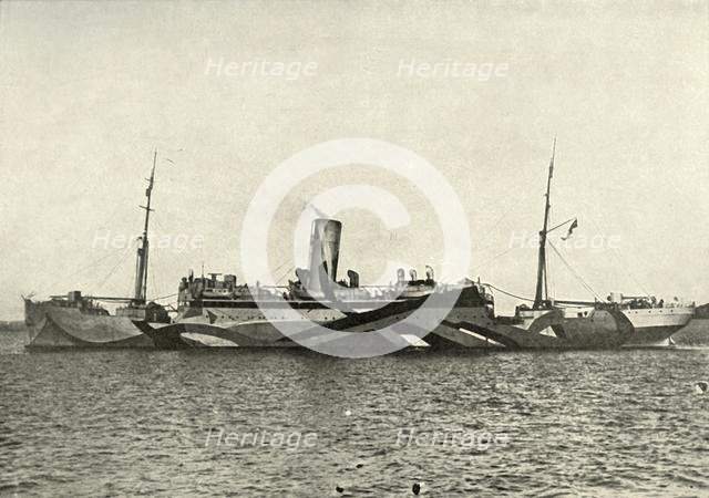 'H.M. Auxiliary Cruiser "Coronado" Camouflaged', (1919). Creator: Unknown.