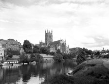 Worcester Cathedral, c1955. Creator: Arthur Charles Kirby Ware.
