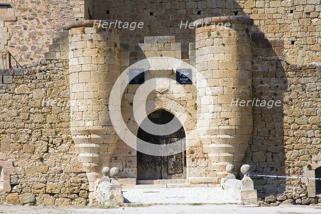 A gate in the walls of the castle in Pedraza, Spain, 15th century (2007). Artist: Samuel Magal