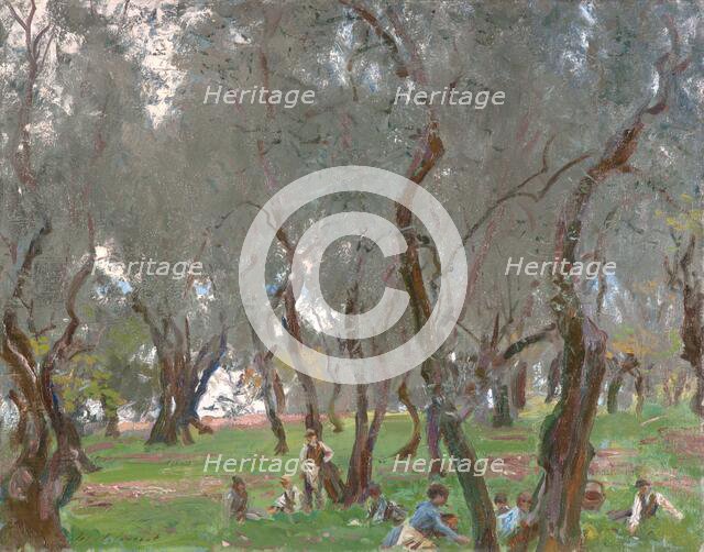 The Olive Grove, about 1910. Creator: John Singer Sargent.