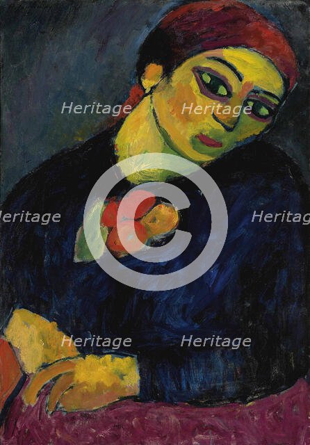 Hélène, 1911. Creator: Javlensky, Alexei, von (1864-1941).