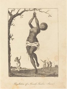 Flagellation of a Female Samboe Slave, 1793. Creator: William Blake.