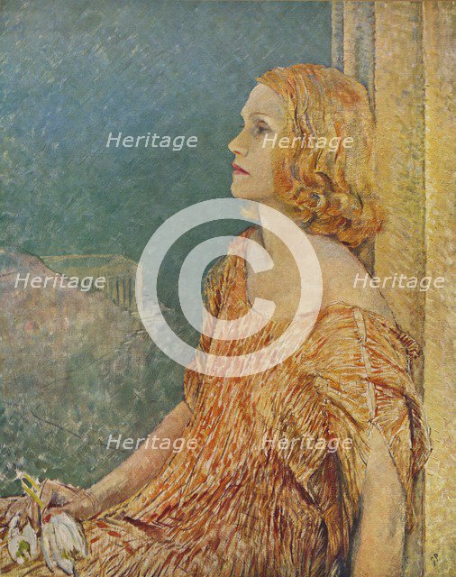 'The Lady Melchett', 1935. Artist: Glyn Warren Philpot.