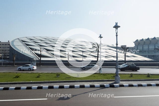 Bibliotheka Alexandrina, Alexandria, Egypt, 2007. Creator: Ethel Davies.