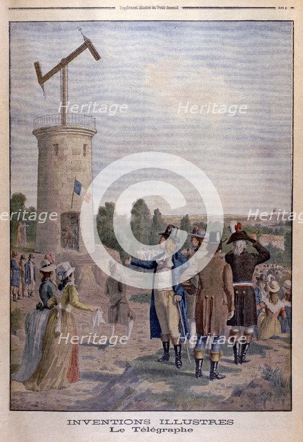 Claude Chappe (1763-1805), French engineer and inventor, c1901. Artist: Unknown