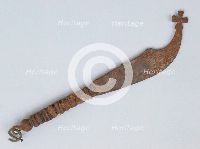 Knife, Coptic, 580-640. Creator: Unknown.