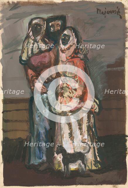 Masks, 1940. Creator: Cyprian Majernik.