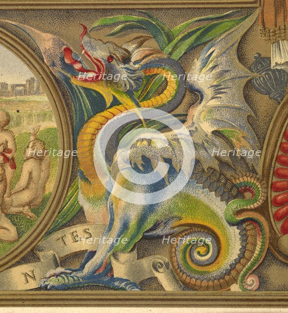 A dragon, 1844-1849.  Creator: Owen Jones.